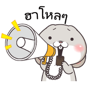 Very Miss Rabbit: Lovely Very Miss Rabbit: Lovely Sticker for LINE & WhatsApp | ZIP: GIF & PNG