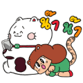 A Happy Moment: Peep-Chan × Mamuang Sticker for LINE & WhatsApp | ZIP: GIF & PNG