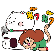 A Happy Moment: Peep-Chan × Mamuang A Happy Moment: Peep-Chan × Mamuang Sticker for LINE & WhatsApp | ZIP: GIF & PNG