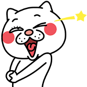 Annoying Cat Sticker for LINE & WhatsApp | ZIP: GIF & PNG