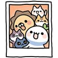 [BIG] Lailai & Chichi Couple Stickers Sticker for LINE & WhatsApp | ZIP: GIF & PNG