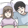 [BIG] Lousy Girlfriend Couple Stickers Sticker for LINE & WhatsApp | ZIP: GIF & PNG