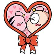 [BIG] Tumurin Couple Stickers Sticker for LINE & WhatsApp | ZIP: GIF & PNG