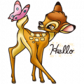 Bambi Sticker for LINE & WhatsApp | ZIP: GIF & PNG