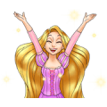 Disney Princess Animated Stickers Sticker for LINE & WhatsApp | ZIP: GIF & PNG