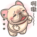 French Bulldog PIGU-Custom Stickers I French Bulldog PIGU-Custom Stickers I