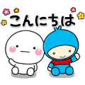 Friendly Shiromaru! With Meiji Yasuda Sticker for LINE & WhatsApp | ZIP: GIF & PNG