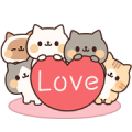 Full of Cats Animated Stickers 2 Sticker for LINE & WhatsApp | ZIP: GIF & PNG