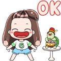 Gyoza Party Time Sticker for LINE & WhatsApp | ZIP: GIF & PNG
