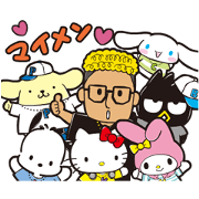 Hello Mandy × SANRIO CHARACTERS Sticker for LINE & WhatsApp | ZIP: GIF & PNG