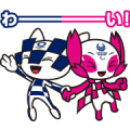 MIRAITOWA & SOMEITY TOKYO 2020 Stickers Sticker for LINE & WhatsApp | ZIP: GIF & PNG