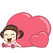Neneng Gesrek : Back With Love! Sticker for LINE & WhatsApp | ZIP: GIF & PNG