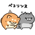 Plump Dog&Cat×livedoor NEWS Sticker for LINE & WhatsApp | ZIP: GIF & PNG