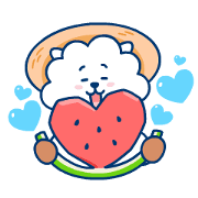 UNIVERSTAR BT21: Summer Time UNIVERSTAR BT21: Summer Time Sticker for LINE & WhatsApp | ZIP: GIF & PNG