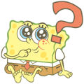 Adorable Little SpongeBob SquarePants Sticker for LINE & WhatsApp | ZIP: GIF & PNG