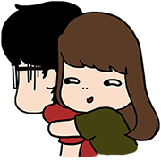 Aida & KiKi Aida & KiKi Sticker for LINE & WhatsApp | ZIP: GIF & PNG