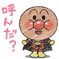 Anpanman: Crayons for Life! Sticker for LINE & WhatsApp | ZIP: GIF & PNG