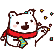 Bac Bac's Diary: It's Winter! Sticker for LINE & WhatsApp | ZIP: GIF & PNG