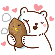 Bac Bac's Diary with Taiwan FamilyMart Bac Bac's Diary with Taiwan FamilyMart Sticker for LINE & WhatsApp | ZIP: GIF & PNG