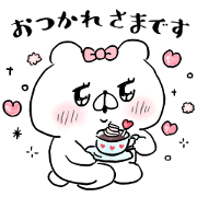 Bear Companion × Mediplus Bear Companion × Mediplus Sticker for LINE & WhatsApp | ZIP: GIF & PNG