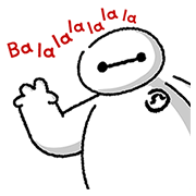 Big Hero 6: Pop-Up Stickers Sticker for LINE & WhatsApp | ZIP: GIF & PNG