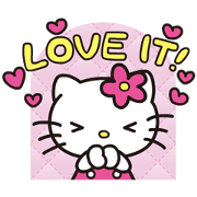 Hello Kitty 90's Sticker for LINE & WhatsApp | ZIP: GIF & PNG