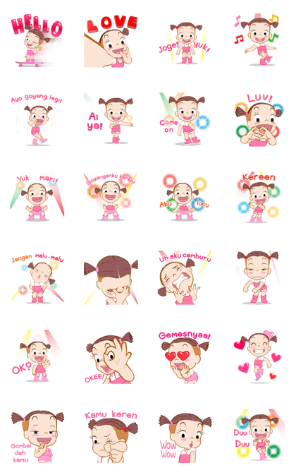 Jumbooka 9: Let's Dance Line Sticker GIF & PNG Pack: Animated & Transparent No Background | WhatsApp Sticker
