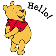 Pooh & Friends - Cute & Cuddly Pooh & Friends - Cute & Cuddly Sticker for LINE & WhatsApp | ZIP: GIF & PNG