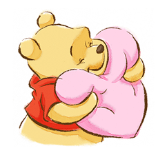 Pooh & Friends (Sunny days) Pooh & Friends (Sunny days) Sticker for LINE & WhatsApp | ZIP: GIF & PNG