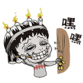 The Junji Ito Collection: Souichi Sticker for LINE & WhatsApp | ZIP: GIF & PNG