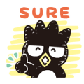 BAD BADTZ-MARU: Hand-Drawn Stickers Sticker for LINE & WhatsApp | ZIP: GIF & PNG