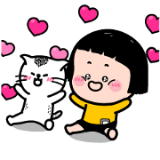 Catch MiM's Heart! Catch MiM's Heart! Sticker for LINE & WhatsApp | ZIP: GIF & PNG