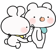 Everyday Love Baby Usakkuma Everyday Love Baby Usakkuma Sticker for LINE & WhatsApp | ZIP: GIF & PNG