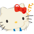Gundam vs. Hello Kitty: Team Kitty Sticker for LINE & WhatsApp | ZIP: GIF & PNG