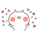 Mellow Usamaru on the Move! Sticker for LINE & WhatsApp | ZIP: GIF & PNG