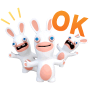 RABBIDS Animated Stickers RABBIDS Animated Stickers Sticker for LINE & WhatsApp | ZIP: GIF & PNG