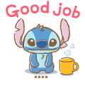 Stitch Custom Stickers Sticker for LINE & WhatsApp | ZIP: GIF & PNG