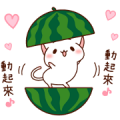 The Cat Which Tells Love Sticker for LINE & WhatsApp | ZIP: GIF & PNG
