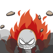Angry Jieaw Jarw Sticker for LINE & WhatsApp | ZIP: GIF & PNG