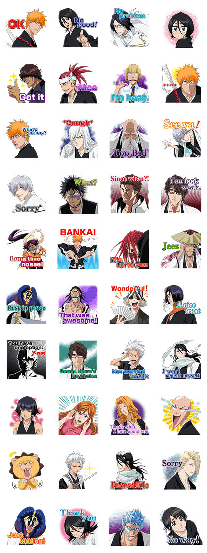 Cheap 2550pcs BLEACH Japanese Anime Stickers DIY Waterproof Phone Car  Skateboard Laptop Luggage Notebook Graffiti Sticker Toy Kid  Joom