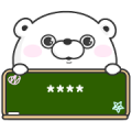 Bear 100% Custom Stickers Sticker for LINE & WhatsApp | ZIP: GIF & PNG
