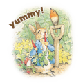 Brown Farm & Peter Rabbit™ Sticker for LINE & WhatsApp | ZIP: GIF & PNG