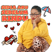 Bude Sumiyati Bude Sumiyati Sticker for LINE & WhatsApp | ZIP: GIF & PNG