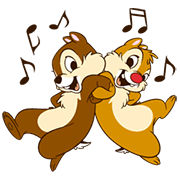 Chip 'n' Dale Sticker for LINE & WhatsApp | ZIP: GIF & PNG