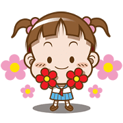 Cocoa-Sailor suit Sticker for LINE & WhatsApp | ZIP: GIF & PNG
