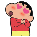 Crayon Shin-Chan Speaks His Mind! Sticker for LINE & WhatsApp | ZIP: GIF & PNG