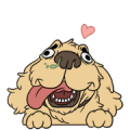 Cubi the Good Boi Sticker for LINE & WhatsApp | ZIP: GIF & PNG