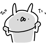 DECENCIA × USAGI TEIKOKU Sticker for LINE & WhatsApp | ZIP: GIF & PNG