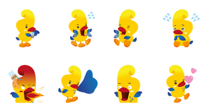 DTBB2019: Tweechy Line Sticker GIF & PNG Pack: Animated & Transparent No Background | WhatsApp Sticker