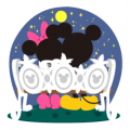 Disney LOVELOVE Sticker for LINE & WhatsApp | ZIP: GIF & PNG